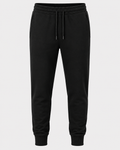 Black Premium Cotton Fleece Joggers | FRAUNTCH SCHULL