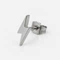 Stainless Steel Lightning Bolt Stud Earring | FRAUNTCH SCHULL