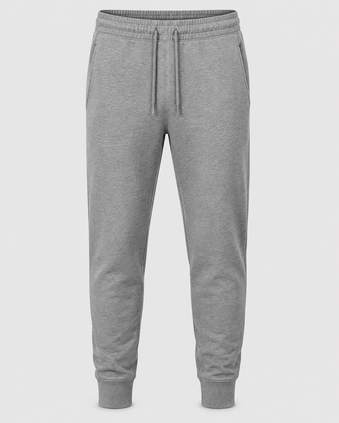 Grey Premium Cotton Fleece Joggers | FRAUNTCH SCHULL